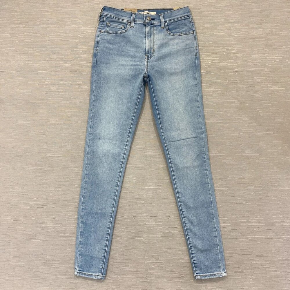 Levi's 720 Jeans Womens 28 x 30 High Rise Super Skinny Light Wash Stretch Denim